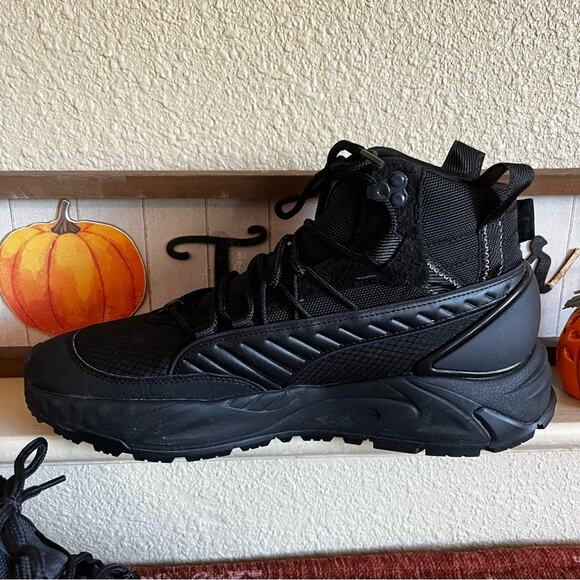 Puma RS Men’s Track Mid Lifestyle Black Ankle Sport Shoes Size 11 Sporty - Picture 15 of 16